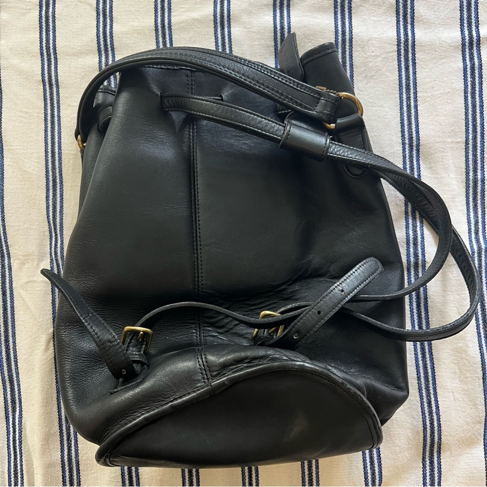 Vintage coach drawstring bucket backpack 9992 - Picture 3 of 8
